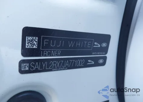 2018 Land Rover Range Rover Velar P250 Se R-Dynamic из США, поврежденный, VIN SALYL2RX7JA771002